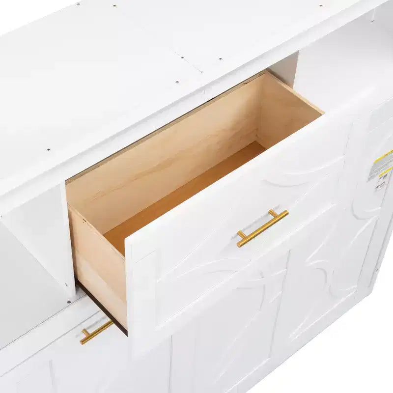 Twin Size Murphy Bed with Storage Shelves, Wooden Twin Cabinet Bed Wall Bed with Charging Station and Drawer, Folding Wall Chest Bed for Guest Room