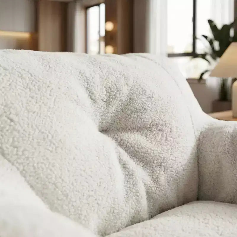 Bean Bag Chair for Adults, Comfy Bean Bag Sofa Chair with Armrests, High-Density Foam Filled Lazy Chair for Living Room, Bedroom & Reading