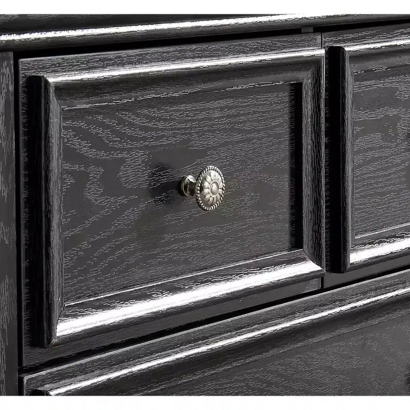 Modern 6 Drawer Dresser with Smooth Glide Drawers, Anti-Tipping Device, for Living Room