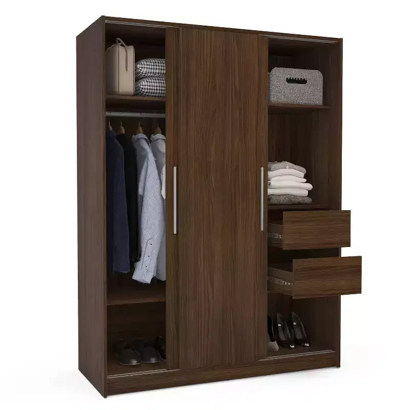 Denmark 3 Sliding Doors Clothing Armoire